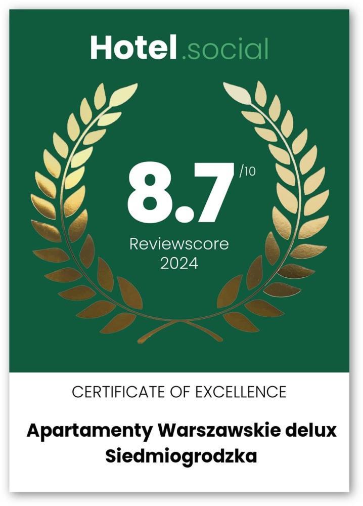 Apartamenty Warszawskie Delux Siedmiogrodzka Varşovia Exterior foto